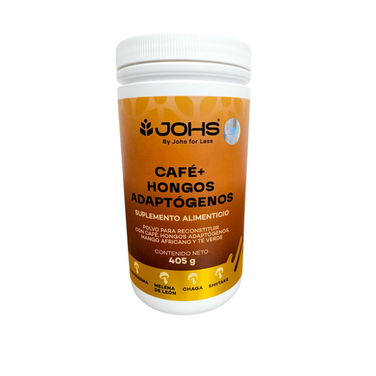 Café con Hongos Adaptógenos JOHS | Café Soluble con Ganoderma y Melena de León