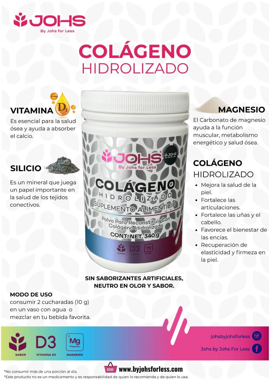Colágeno Hidrolizado JOHS | Colágeno Bovino con Vitamina D